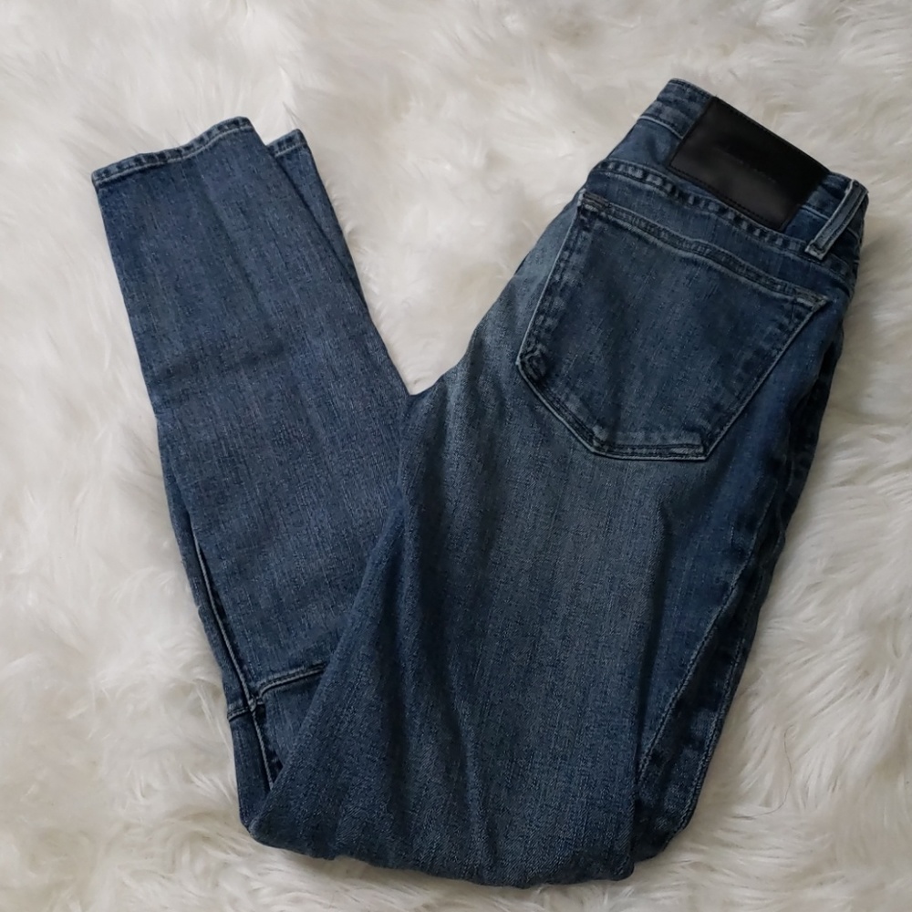 Helmut Lang low rise skinny jeans
